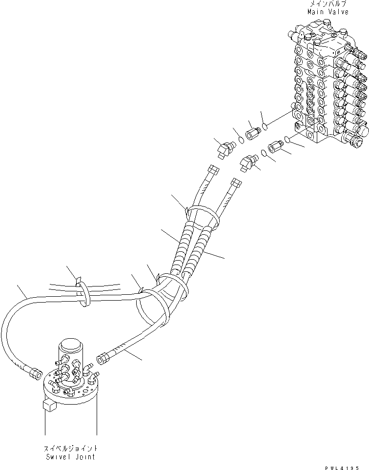 Шланг 07071-00410 KOMATSU
