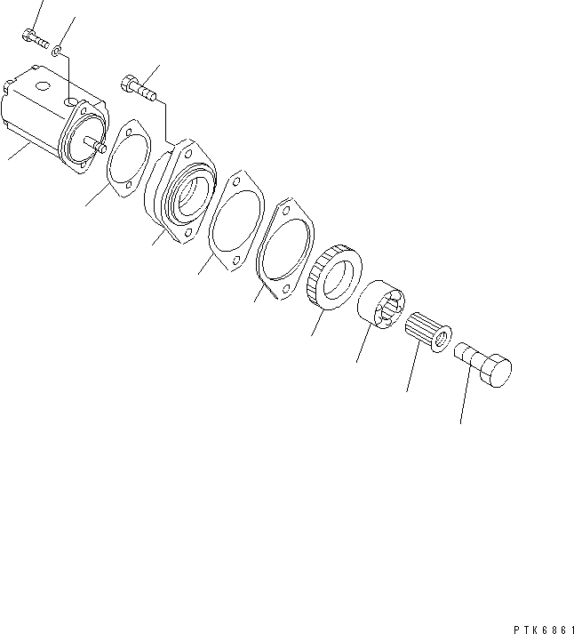 Подшипник 20G-01-K1380 KOMATSU
