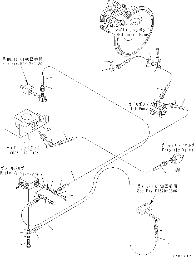 Шланг 07123-00316 KOMATSU