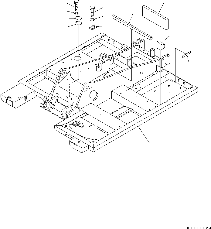 FRAME,REVOLVING 20E-46-K2806 KOMATSU