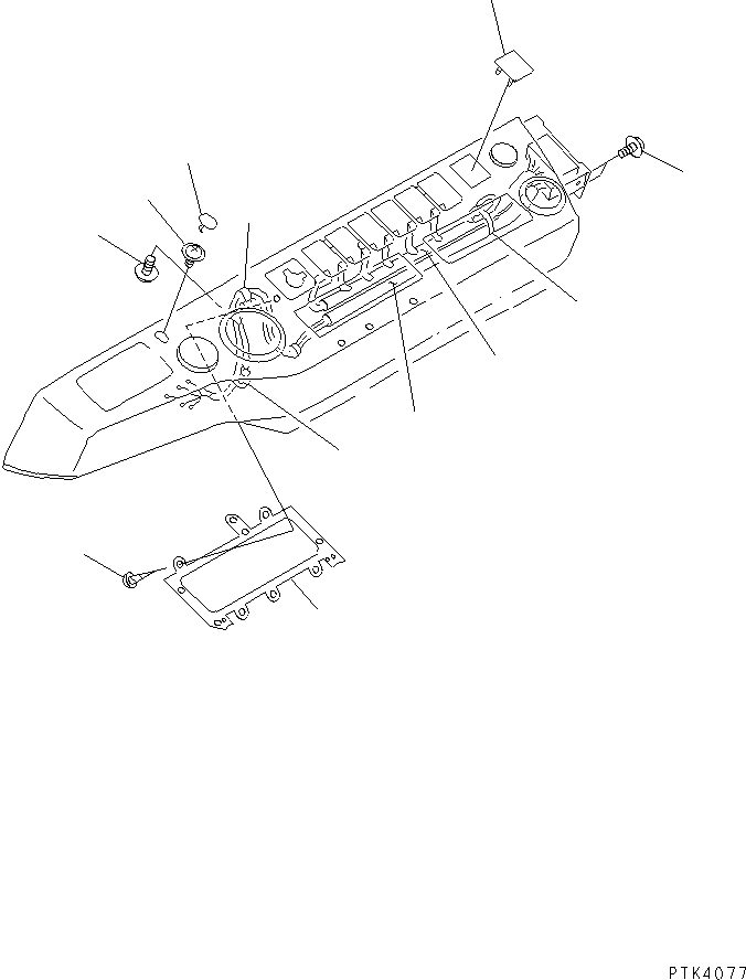 Панель в сборе 20G-06-K1500 KOMATSU