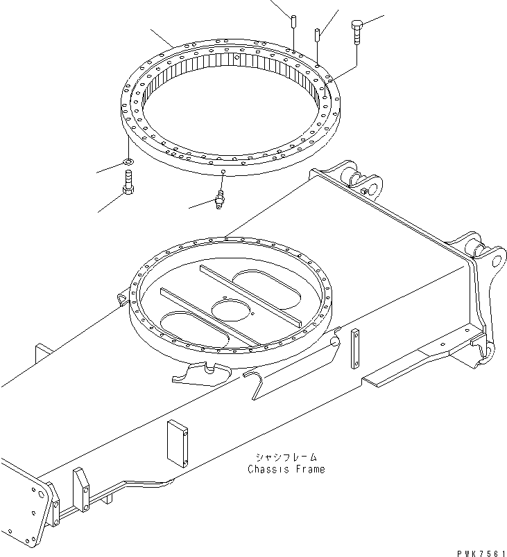 CIRCLE,SWING 20E-25-K1110 KOMATSU