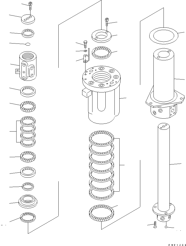 Поворотное соединение в сборе 20G-30-K2113 KOMATSU