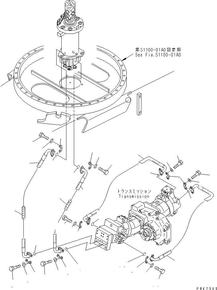 Шланг 20E-62-K4231 KOMATSU