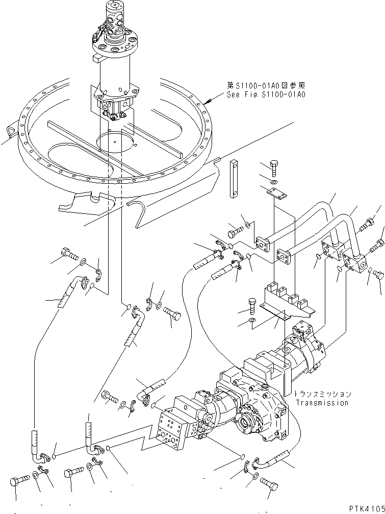 Болт 01252-71455 KOMATSU
