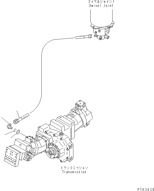 Шланг 20E-62-K4190 KOMATSU