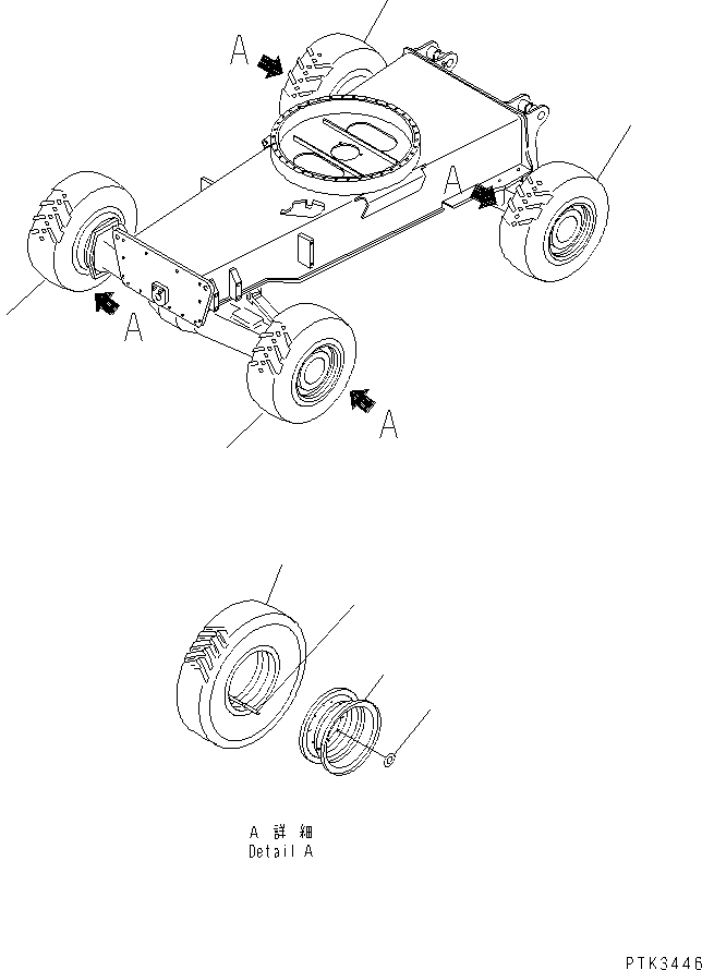 WHEEL ASS'Y 20E-31-K1121 KOMATSU