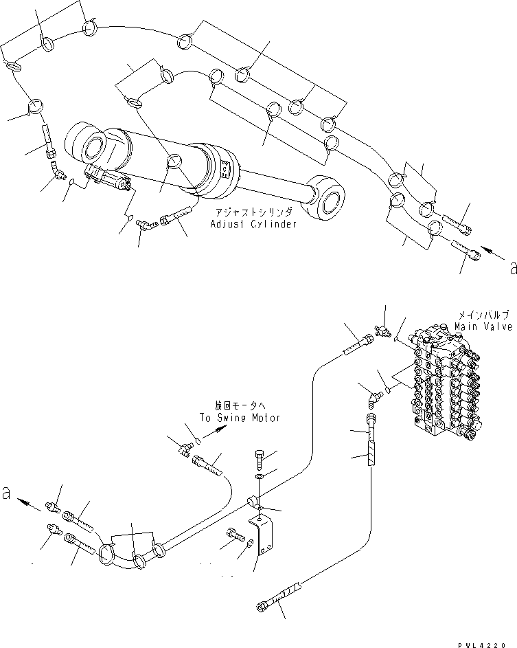Шланг 07096-00417 KOMATSU