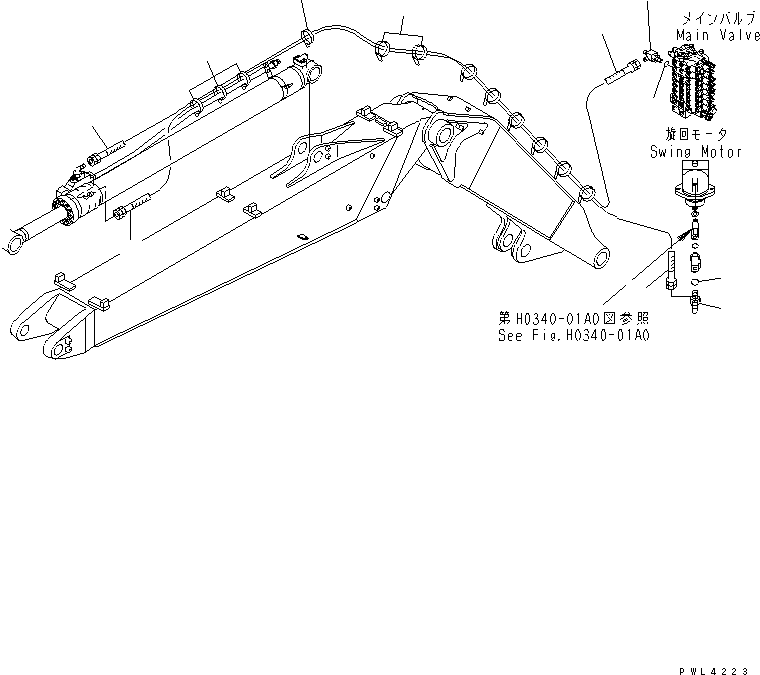 Шланг 07102-20257 KOMATSU