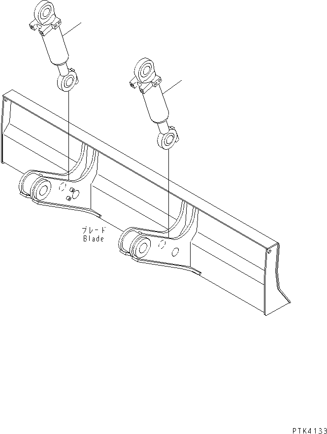 CYLINDER ASS'Y,BLADE 20E-61-K1122 KOMATSU