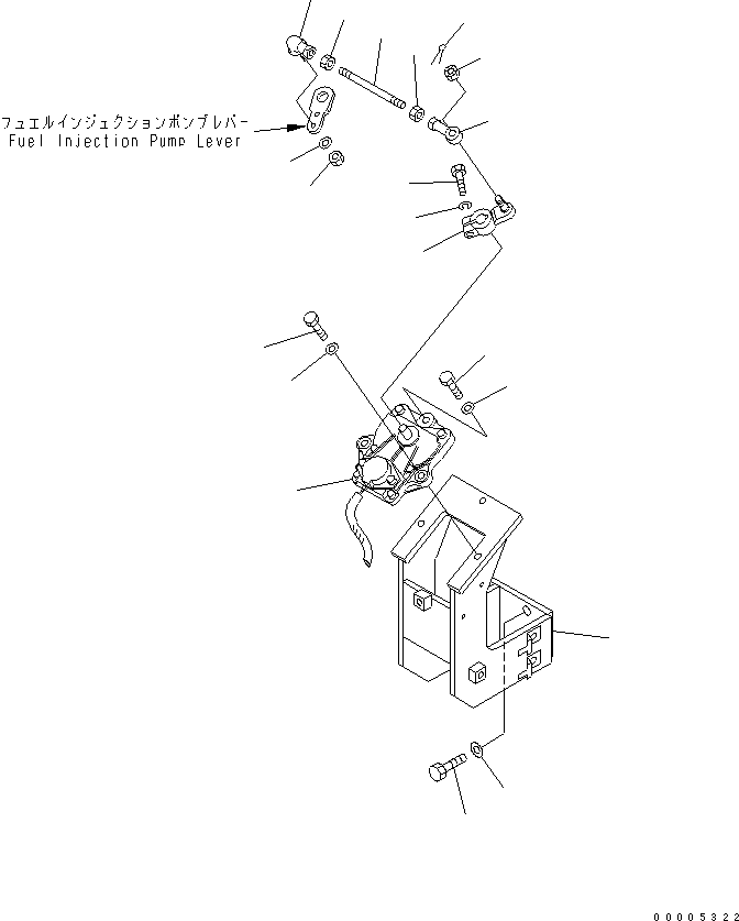 Кронштейн 20G-43-K1123 KOMATSU