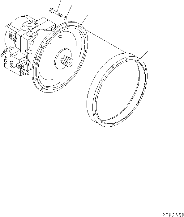 PUMP ASS'Y,MAIN (20G-60-K1600) KOMATSU