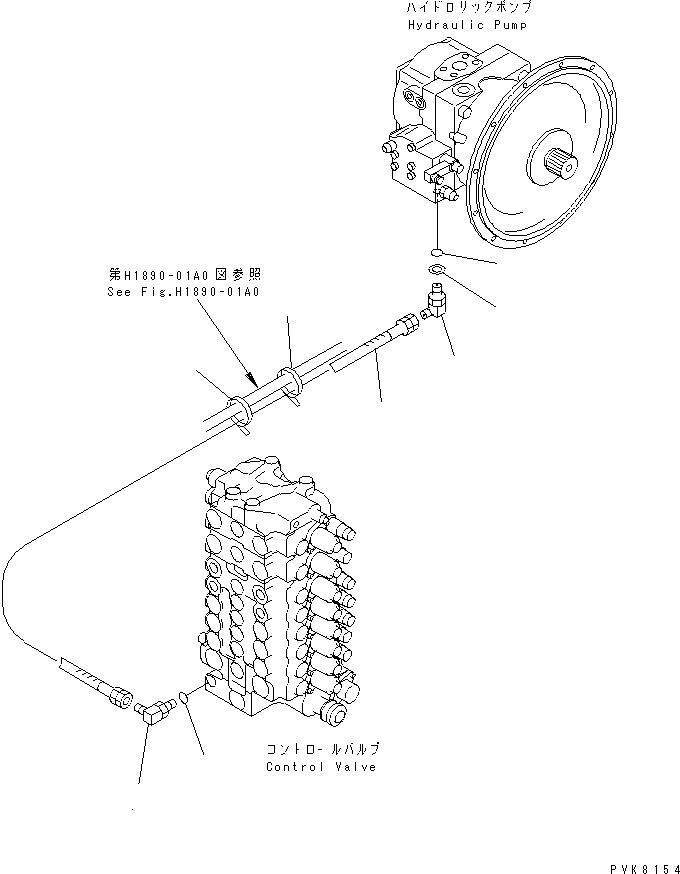 HOSE¤ 1300MM 20E-62-K7682 KOMATSU