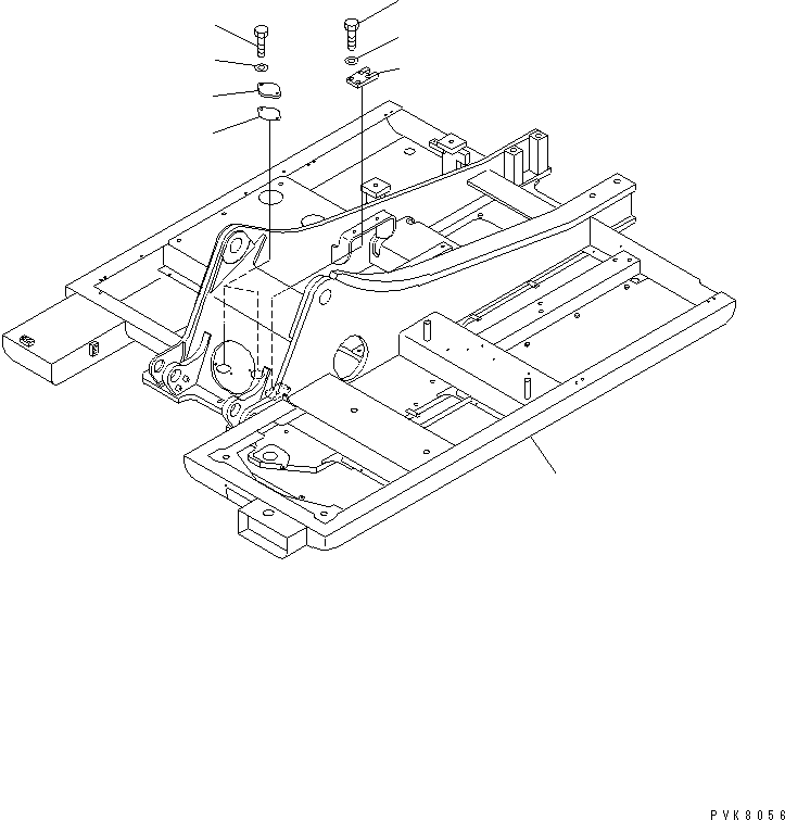 FRAME,REVOLVING 20E-46-K2408 KOMATSU
