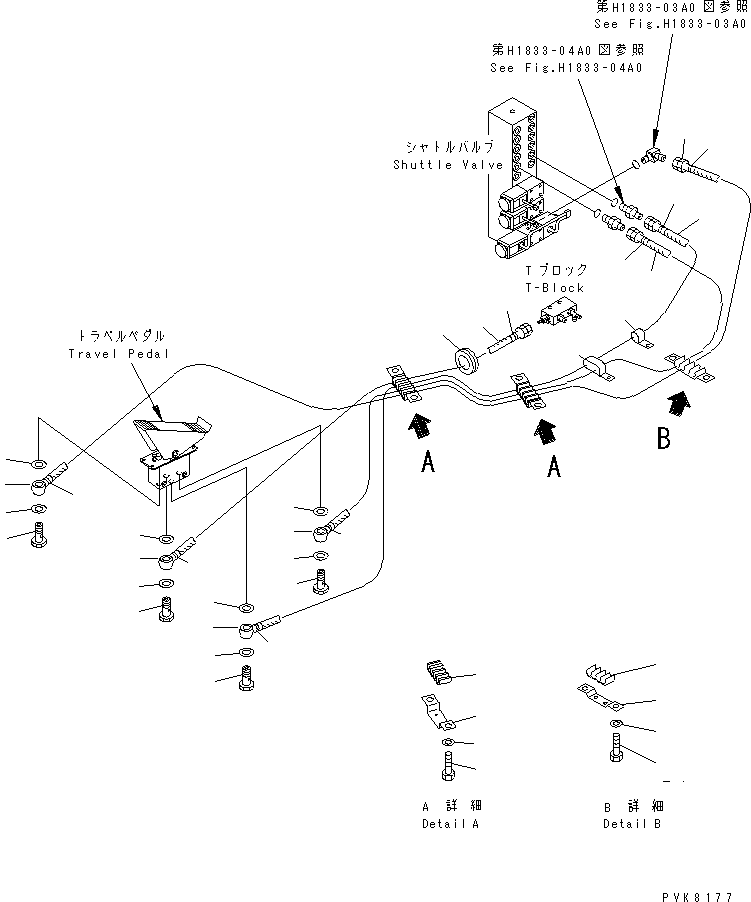Шланг 20E-62-K3660 KOMATSU