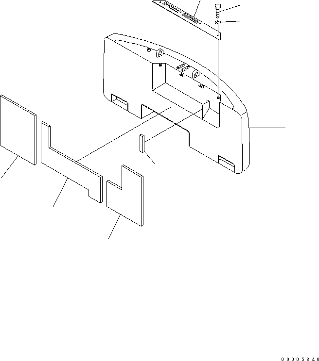 WEIGHT ASS'Y,COUNTER 20E-46-K1011 KOMATSU