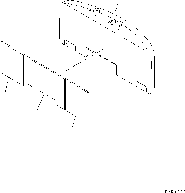 WEIGHT ASS'Y,COUNTER 20E-46-K2652 KOMATSU