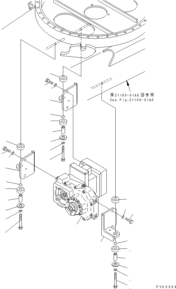 Трансмиссия в сборе (20G-14-K3102) KOMATSU