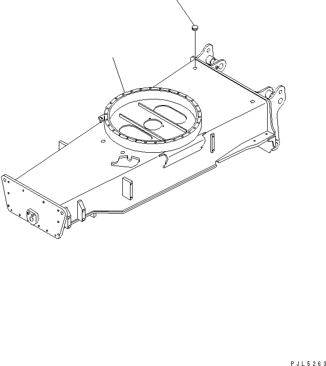 FRAME,CHASSIS 20E-47-K2122 KOMATSU