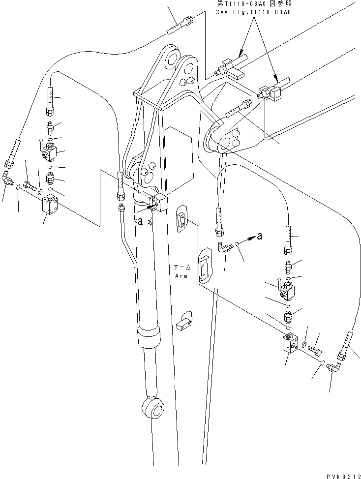 Угольник 07235-10524 KOMATSU