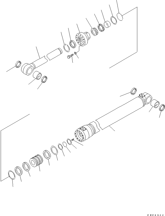 CYLINDER ASS'Y,BOOM 20G-63-03200 KOMATSU