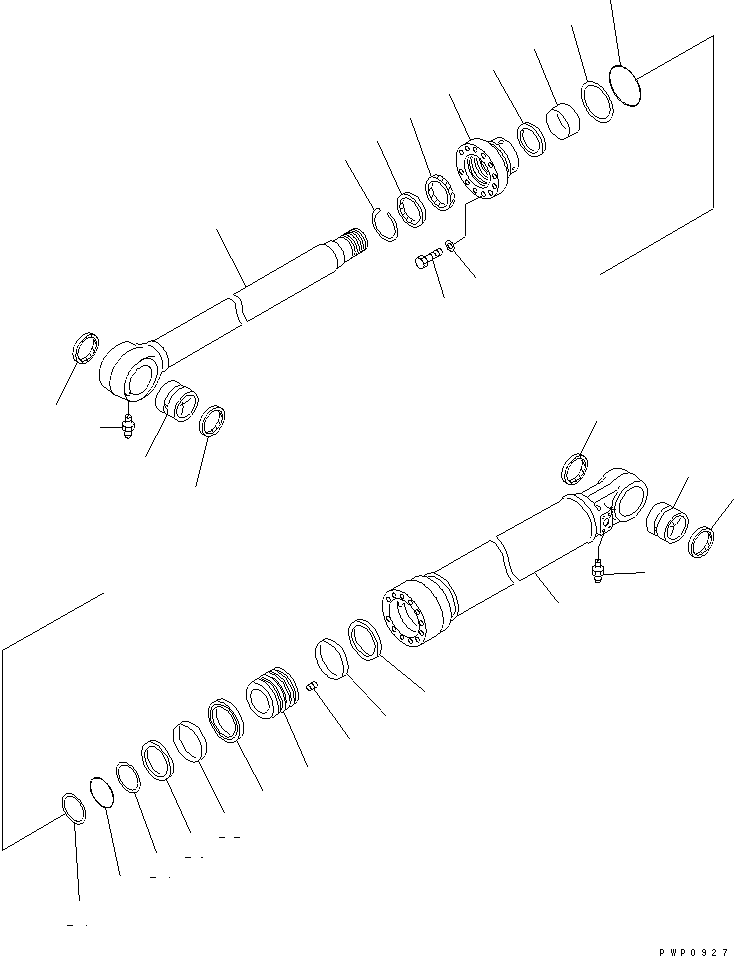 CYLINDER ASS'Y,ADJUST 20E-63-K1900 KOMATSU