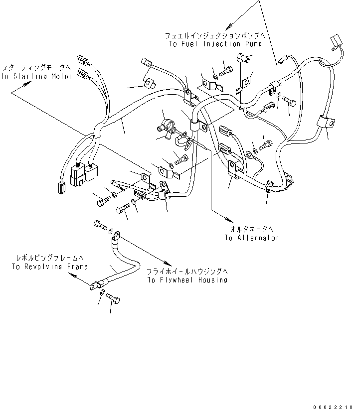 Жгут проводов 20G-06-31142 KOMATSU