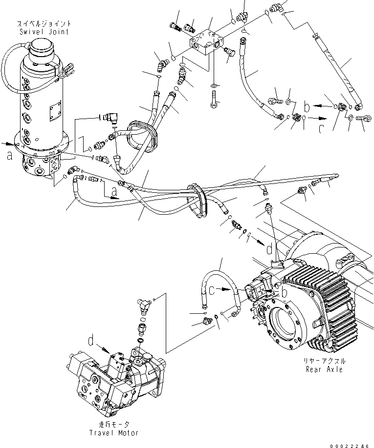 Шланг 02761-004AB KOMATSU