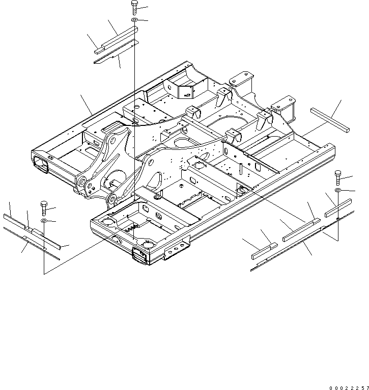 FRAME,REVOLVING 20G-46-31103 KOMATSU