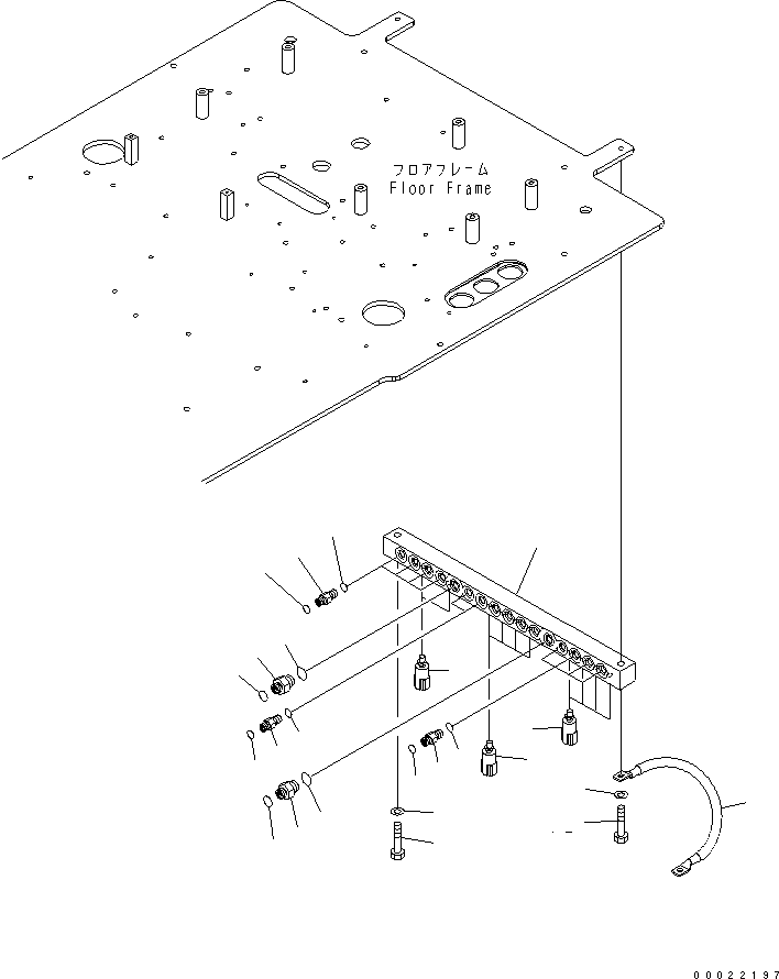 BLOCK,MANIFOLD 20K-62-31253 KOMATSU