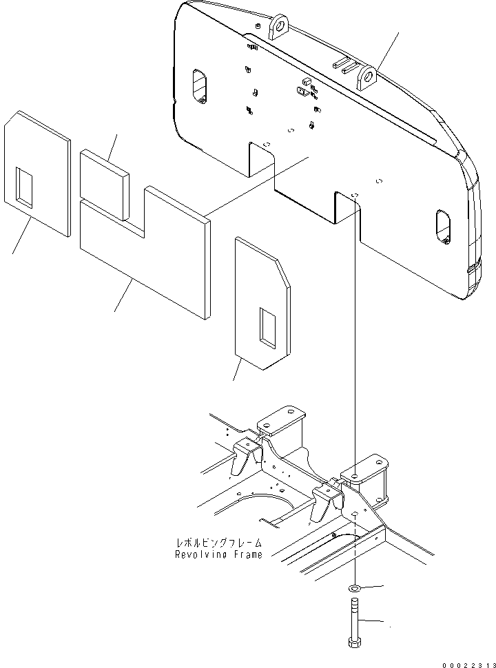 Груз 20G-46-31312 KOMATSU