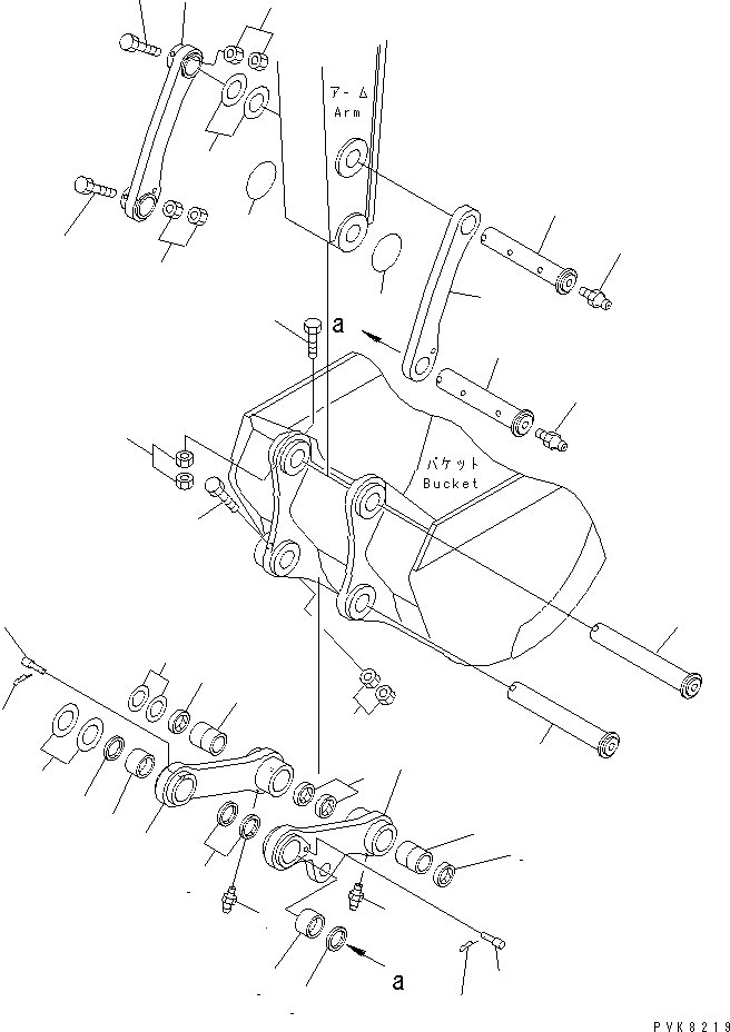 Тяга 20E-70-K2522 KOMATSU