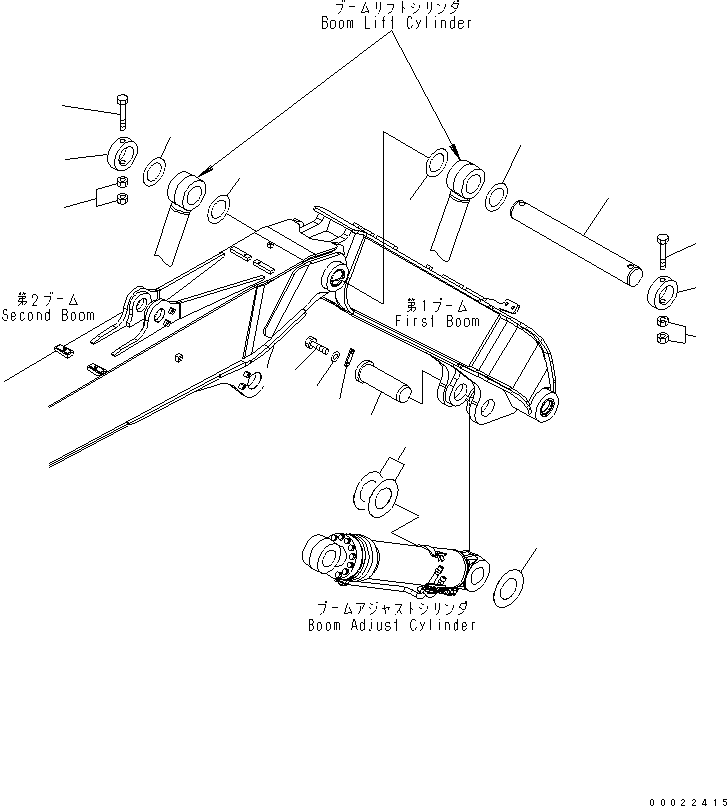 Палец 20G-70-33130 KOMATSU