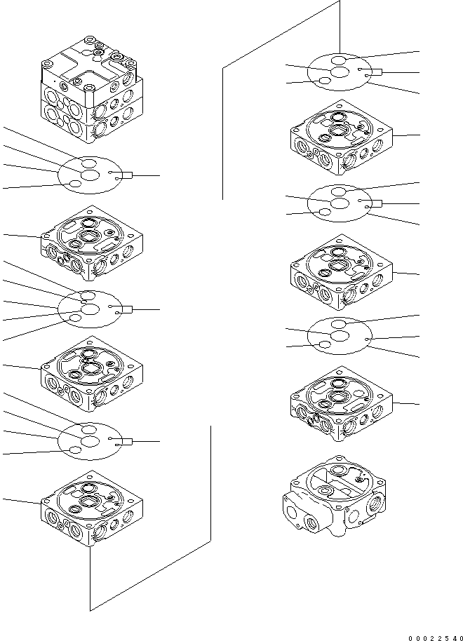Управляющий клапан 723-58-17200 KOMATSU