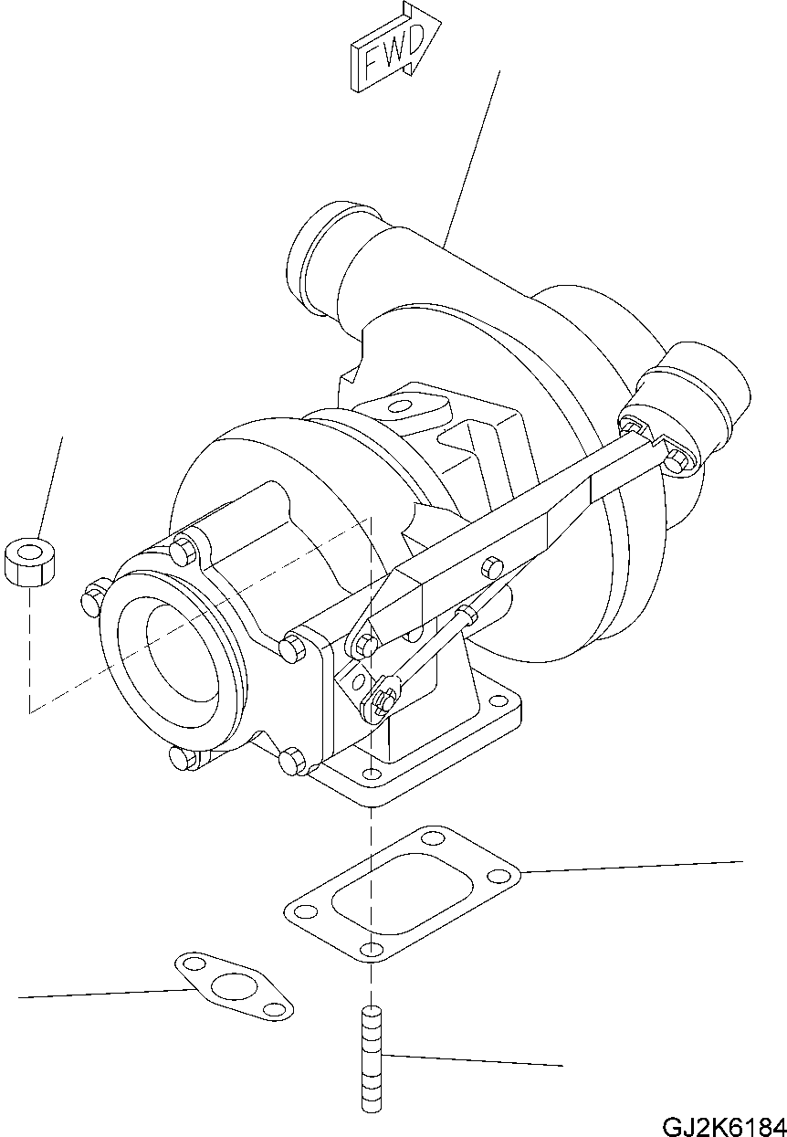 TURBOCHARGER KIT 6732-82-8140 KOMATSU