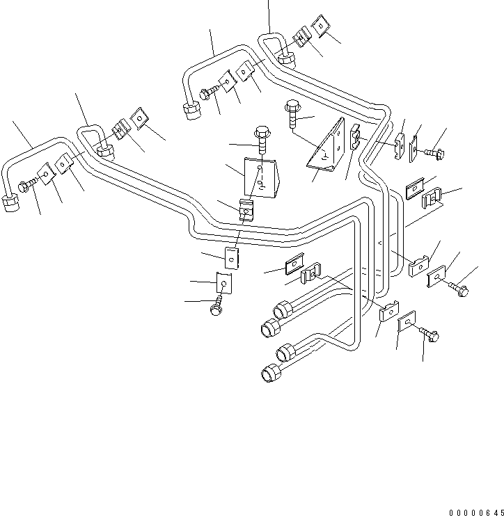 TUBE,INJECTION¤ NO.2 6737-72-5330 KOMATSU