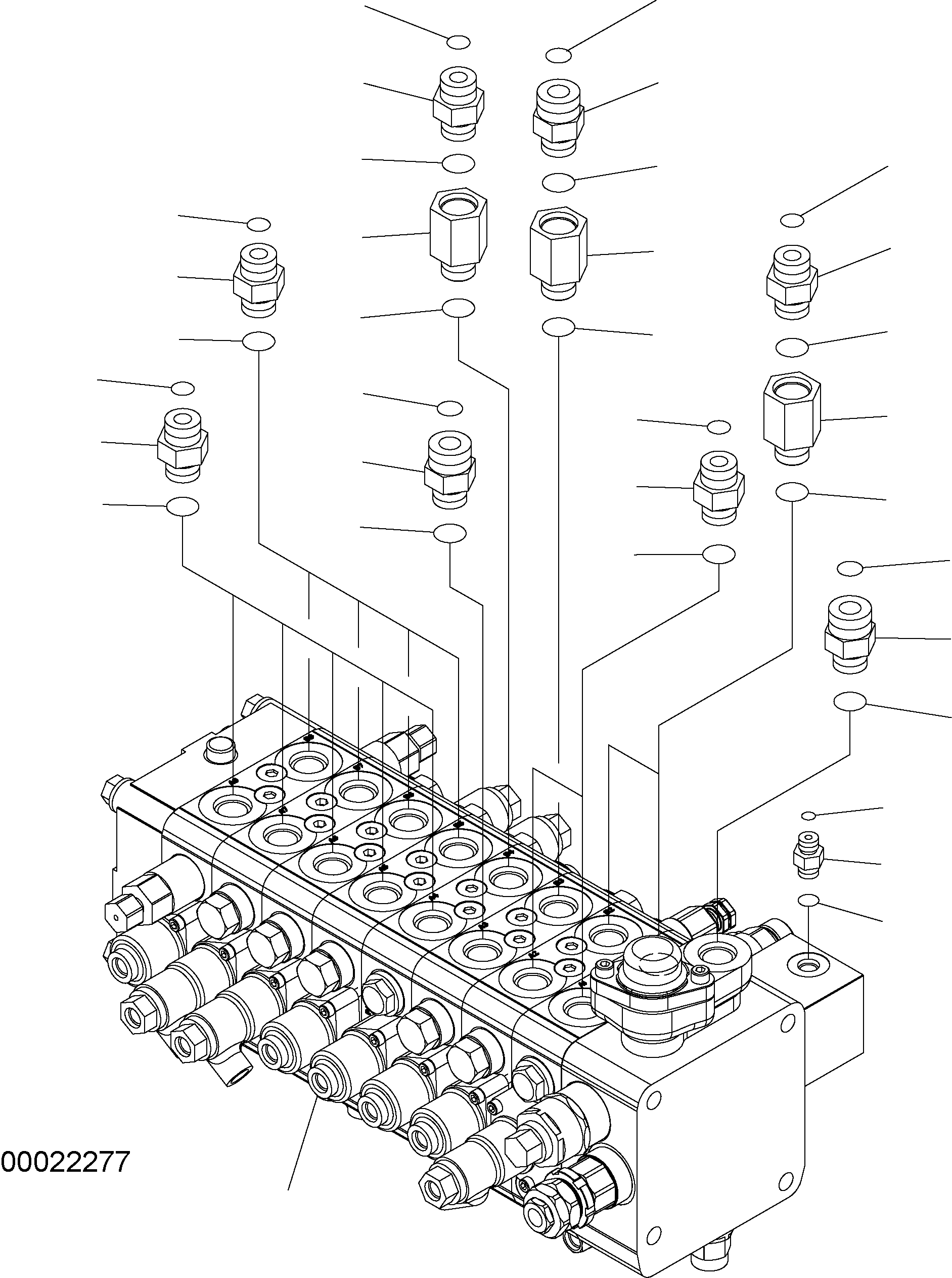 Управляющий клапан (723-58-17101) KOMATSU