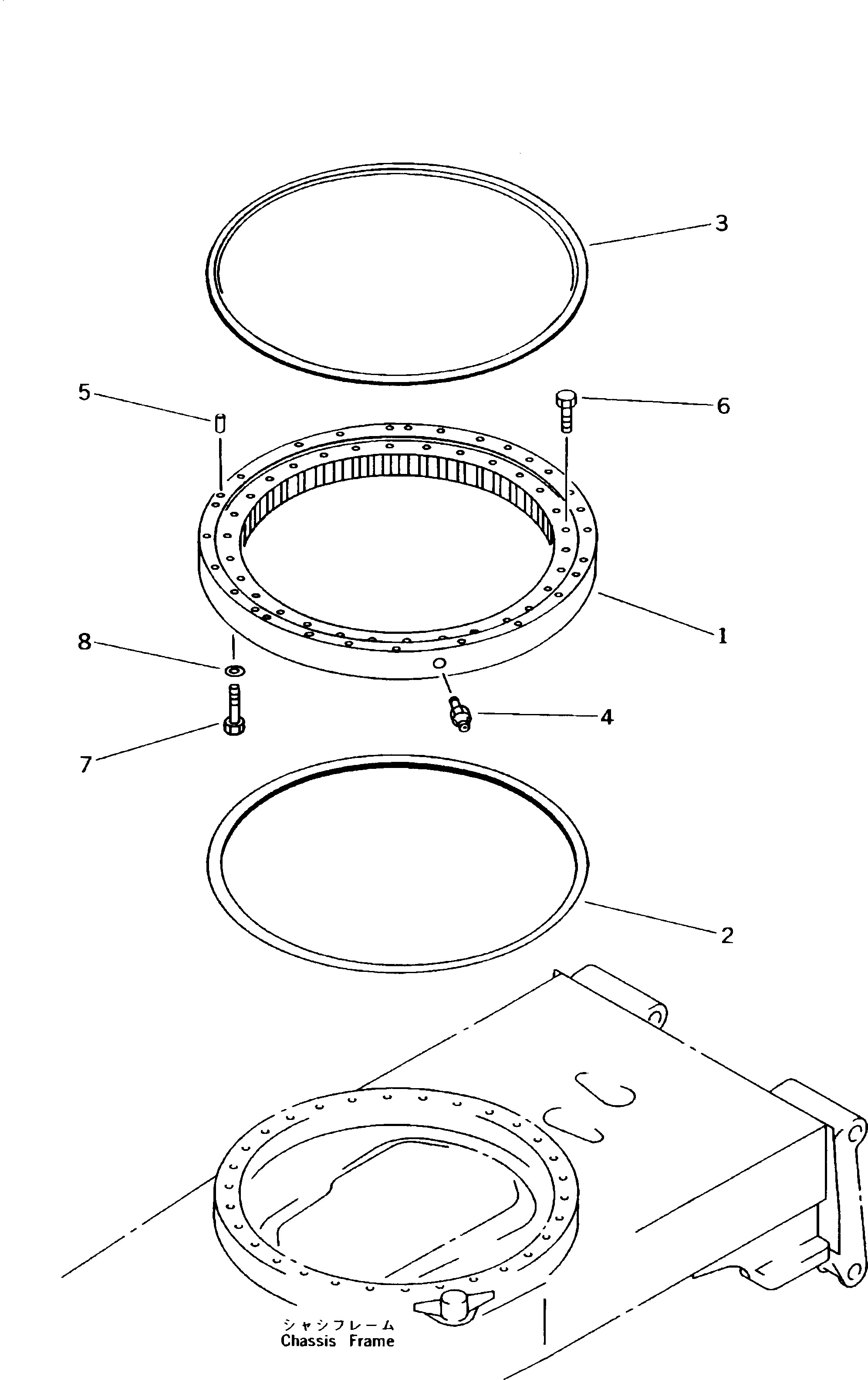 CIRCLE,SWING 21K-25-33100 KOMATSU