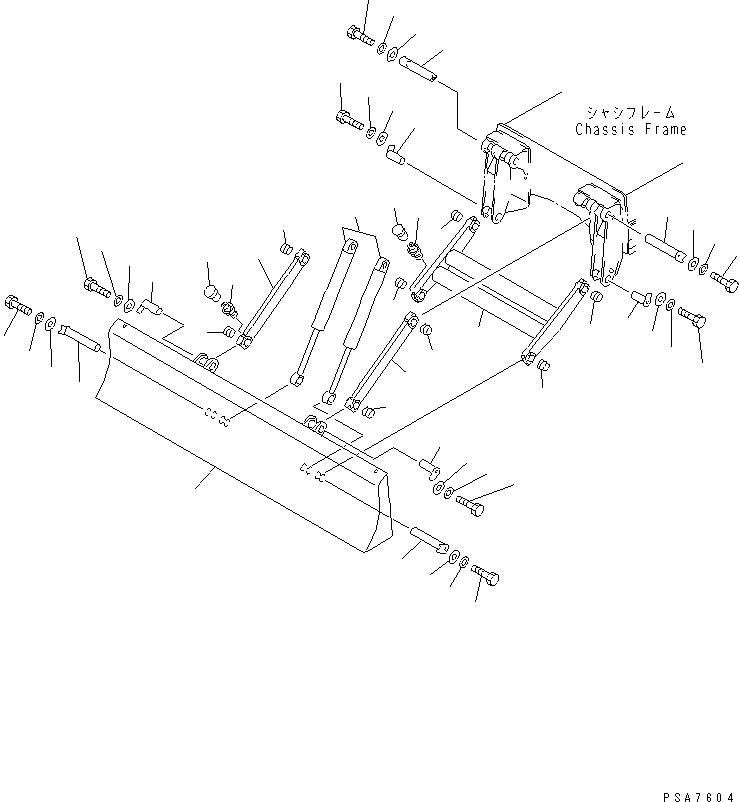 BLADE,FRONT DOZER 20G-47-K1240 KOMATSU