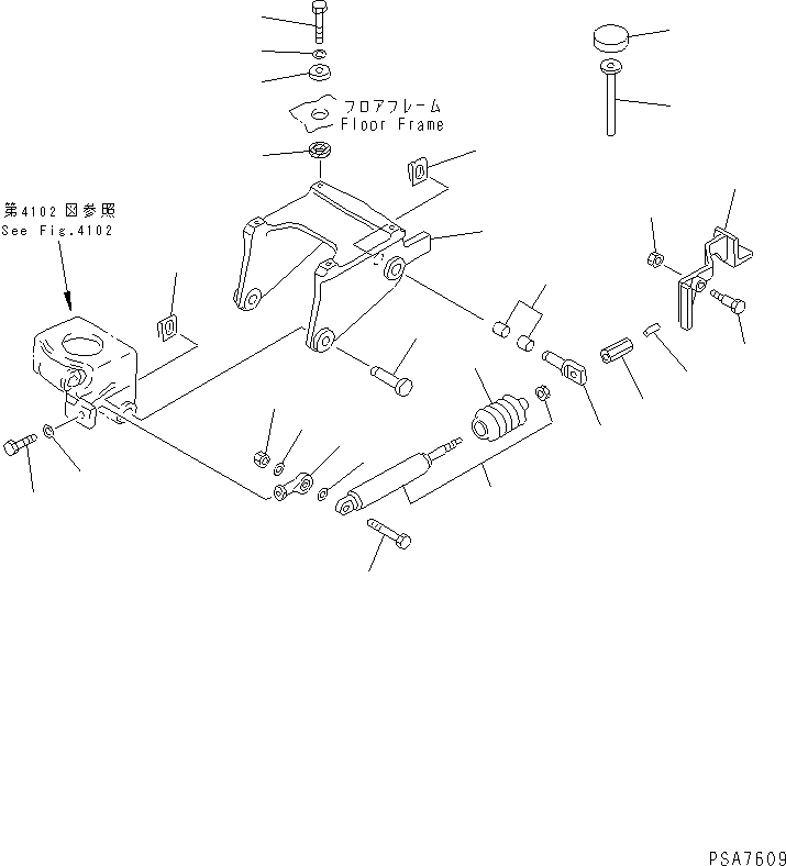 COLUMN ASS'Y,STEERING (20G-40-K1200) KOMATSU
