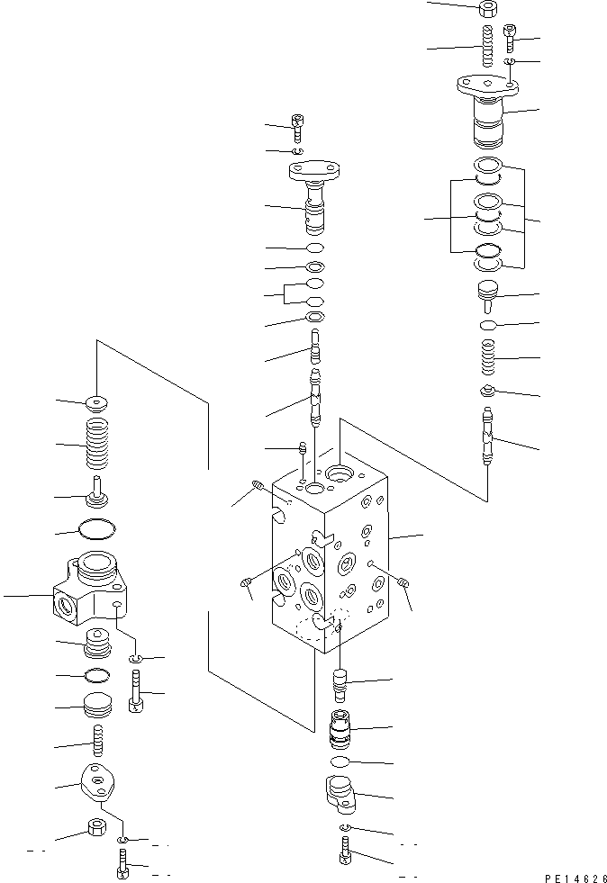 VALVE ASS'Y,C.O. AND N.C. 708-25-06531 KOMATSU