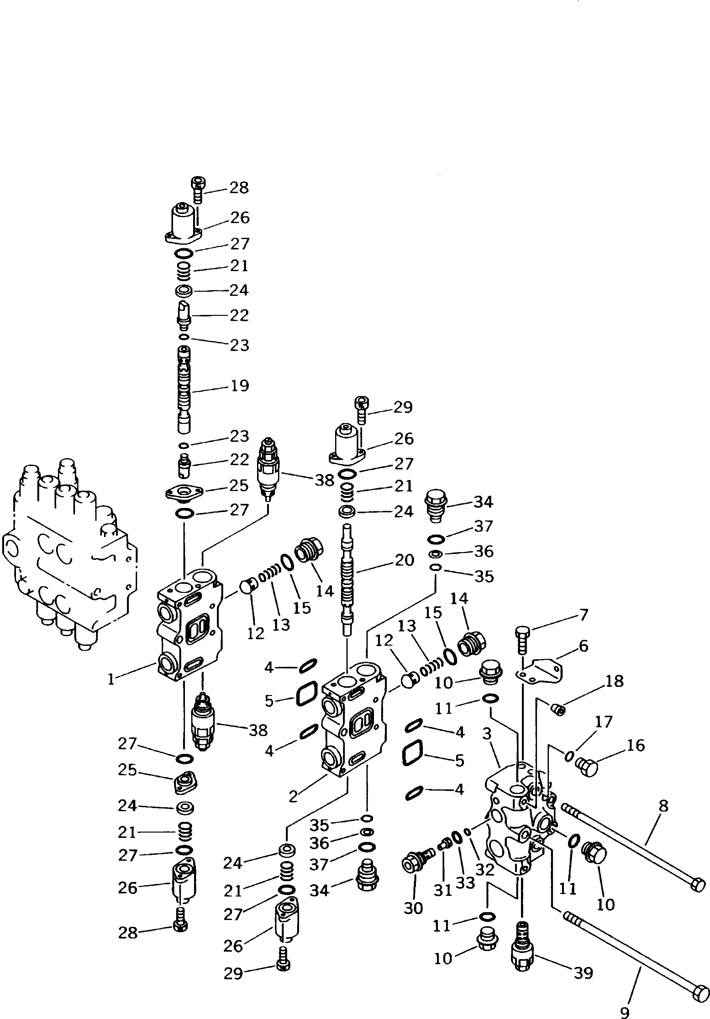 RELIEF VALVE ASS'Y,RELIEF (709-70-55400) KOMATSU