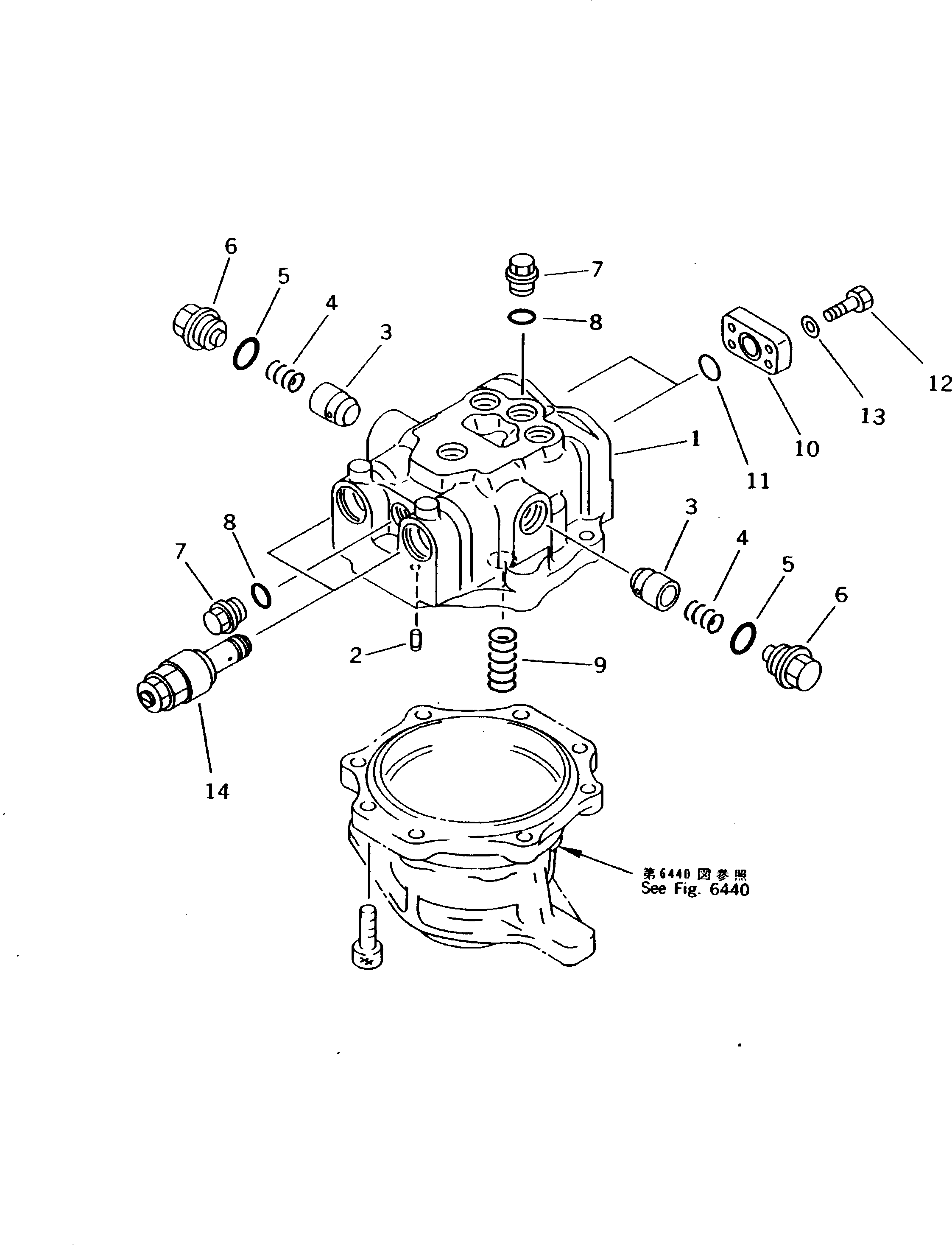 RELIEF VALVE ASS'Y,RELIEF (702-75-01600) KOMATSU