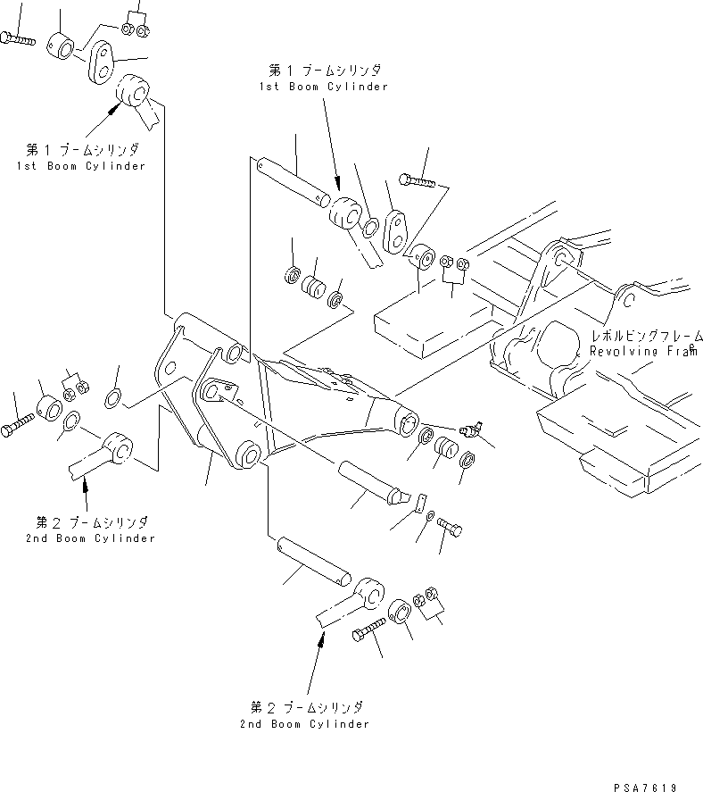 BOOM,1ST 20G-70-K1150 KOMATSU