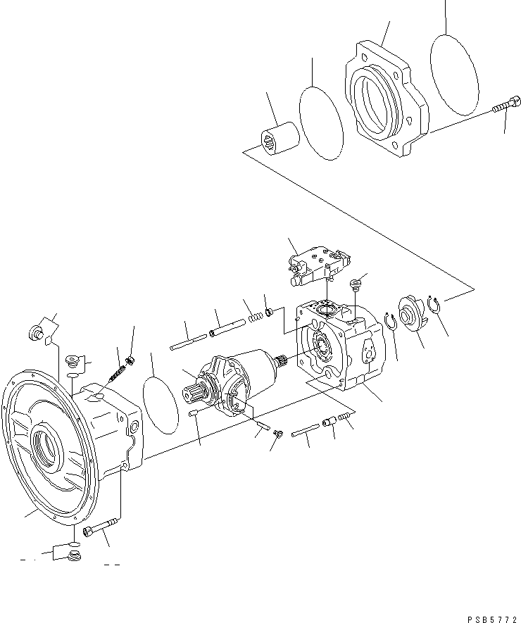 PUMP ASS'Y,MAIN 20G-60-K1900 KOMATSU