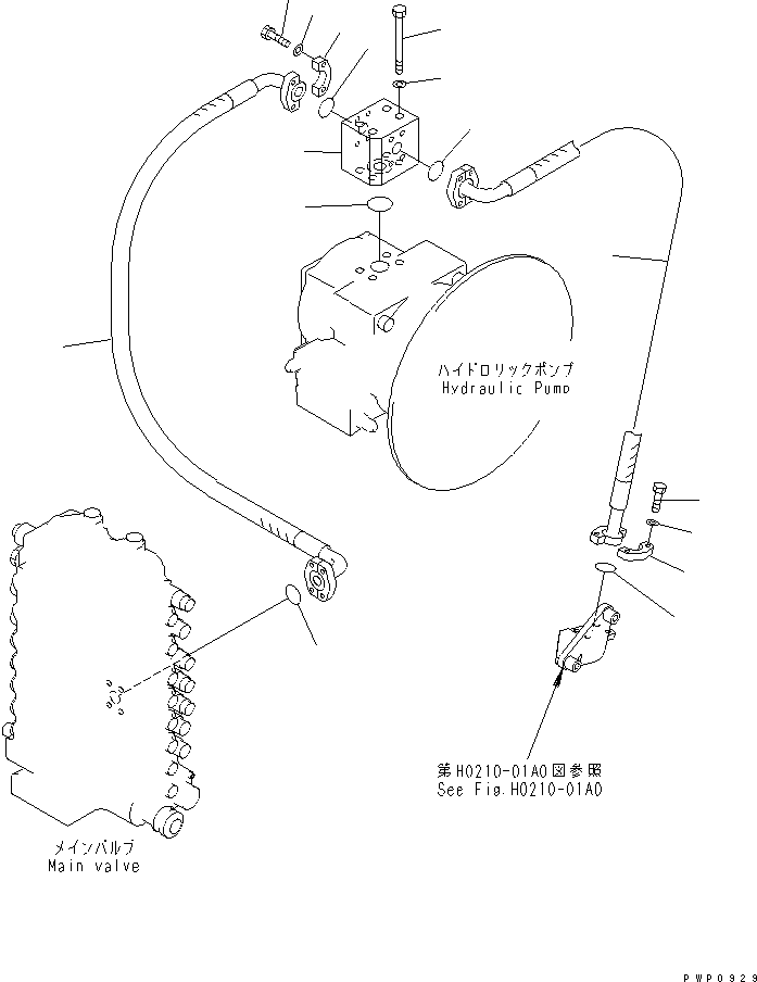 BLOCK,SPLIT 21P-62-K3471 KOMATSU