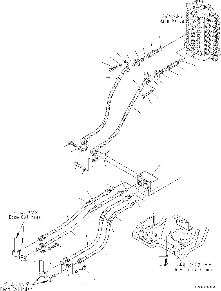 HOSE¤ 1200MM 20G-62-K9130 KOMATSU