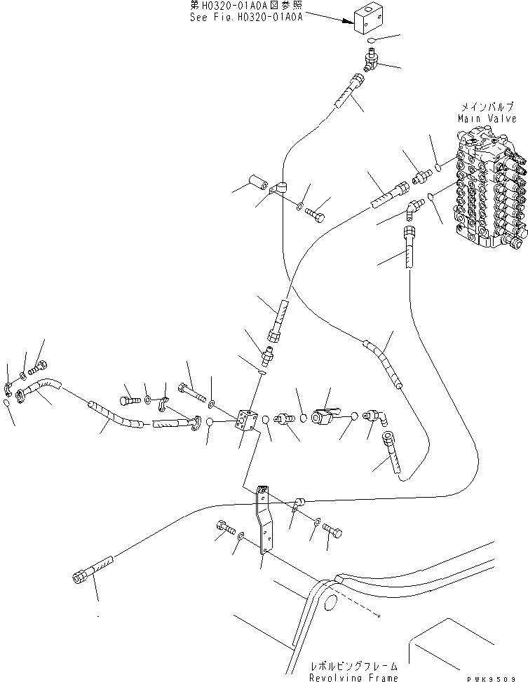 Шланг 07099-21211 KOMATSU
