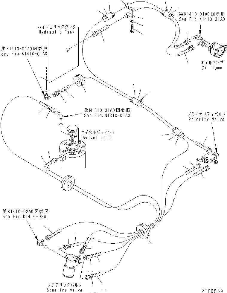 Шланг 20G-62-K6681 KOMATSU