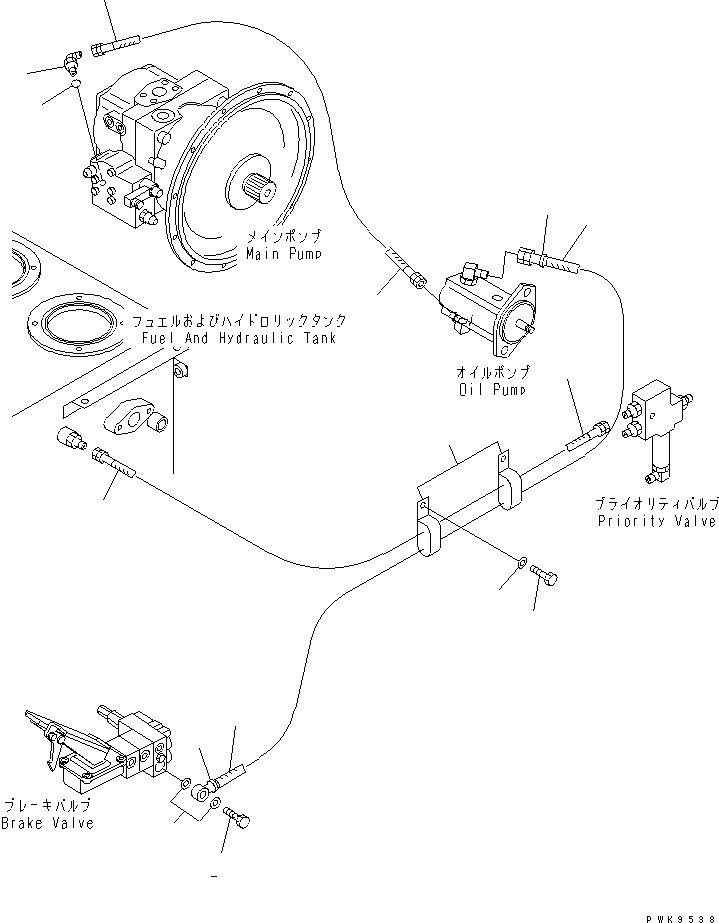 Шланг 20G-62-K8270 KOMATSU